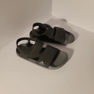 Adidas Kids Black Strap Sandals